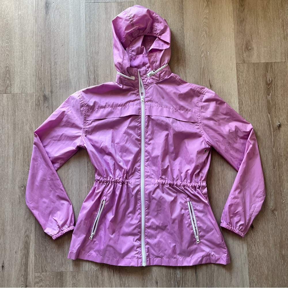 Old Navy Lilac Packable Rainjacket - image 2